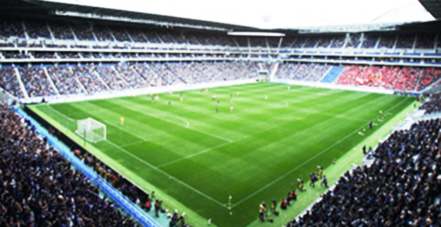 サッカー観戦